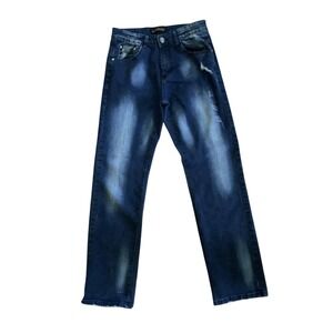 Platini jeans Straight Leg Men 30x30 Dark stonewashed
